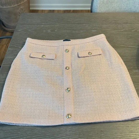 Pink tweed blazer and skirt set, Biltmore, size 14 - Picture 4 of 4